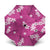 Hawaii Monstera Deliciosa Umbrella Pink Plumeria Polynesian Pattern - Polynesian Pride