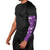 Hawaii Monstera Deliciosa Arm Sleeves Purple Plumeria Polynesian Pattern - Polynesian Pride