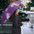 Hawaii Monstera Deliciosa Umbrella Purple Plumeria Polynesian Pattern - Polynesian Pride