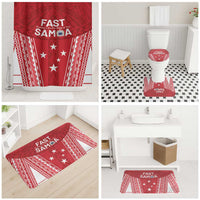 Samoa FAST Bathroom Set Forever Proud Samoan Tribal Pattern - Polynesian Pride