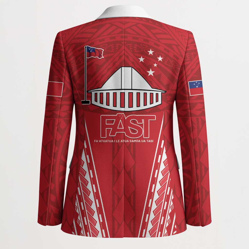 Samoa FAST Blazer Forever Proud Samoan Tribal Pattern - Polynesian Pride