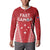 Samoa FAST Button Sweatshirt Forever Proud Samoan Tribal Pattern - Polynesian Pride