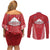Samoa FAST Couples Matching Off Shoulder Short Dress and Long Sleeve Button Shirt Forever Proud Samoan Tribal Pattern - Polynesian Pride