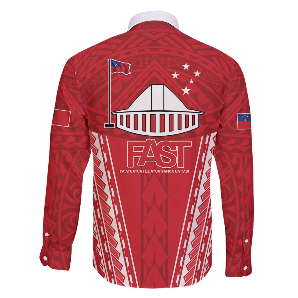 Samoa FAST Family Matching Short Sleeve Bodycon Dress and Hawaiian Shirt Forever Proud Samoan Tribal Pattern - Polynesian Pride