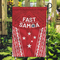 Samoa FAST Garden Flag Forever Proud Samoan Tribal Pattern - Polynesian Pride