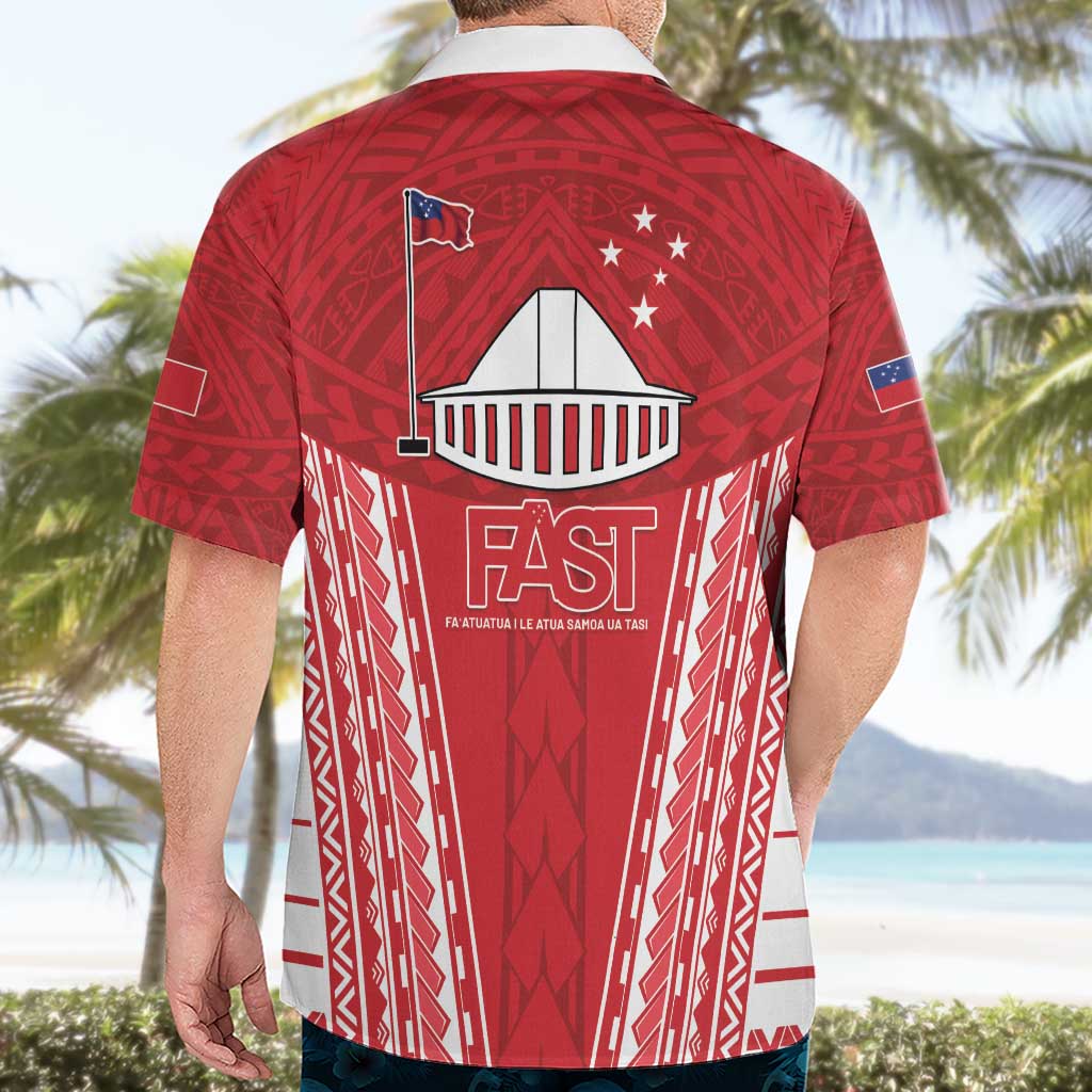 Samoa FAST Hawaiian Shirt Forever Proud Samoan Tribal Pattern - Polynesian Pride