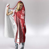 Samoa FAST Hooded Blanket Forever Proud Samoan Tribal Pattern - Polynesian Pride