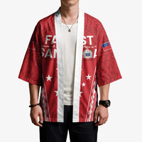 Samoa FAST Kimono Forever Proud Samoan Tribal Pattern - Polynesian Pride