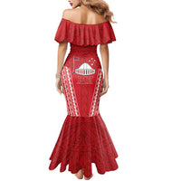Samoa FAST Mermaid Dress Forever Proud Samoan Tribal Pattern - Polynesian Pride