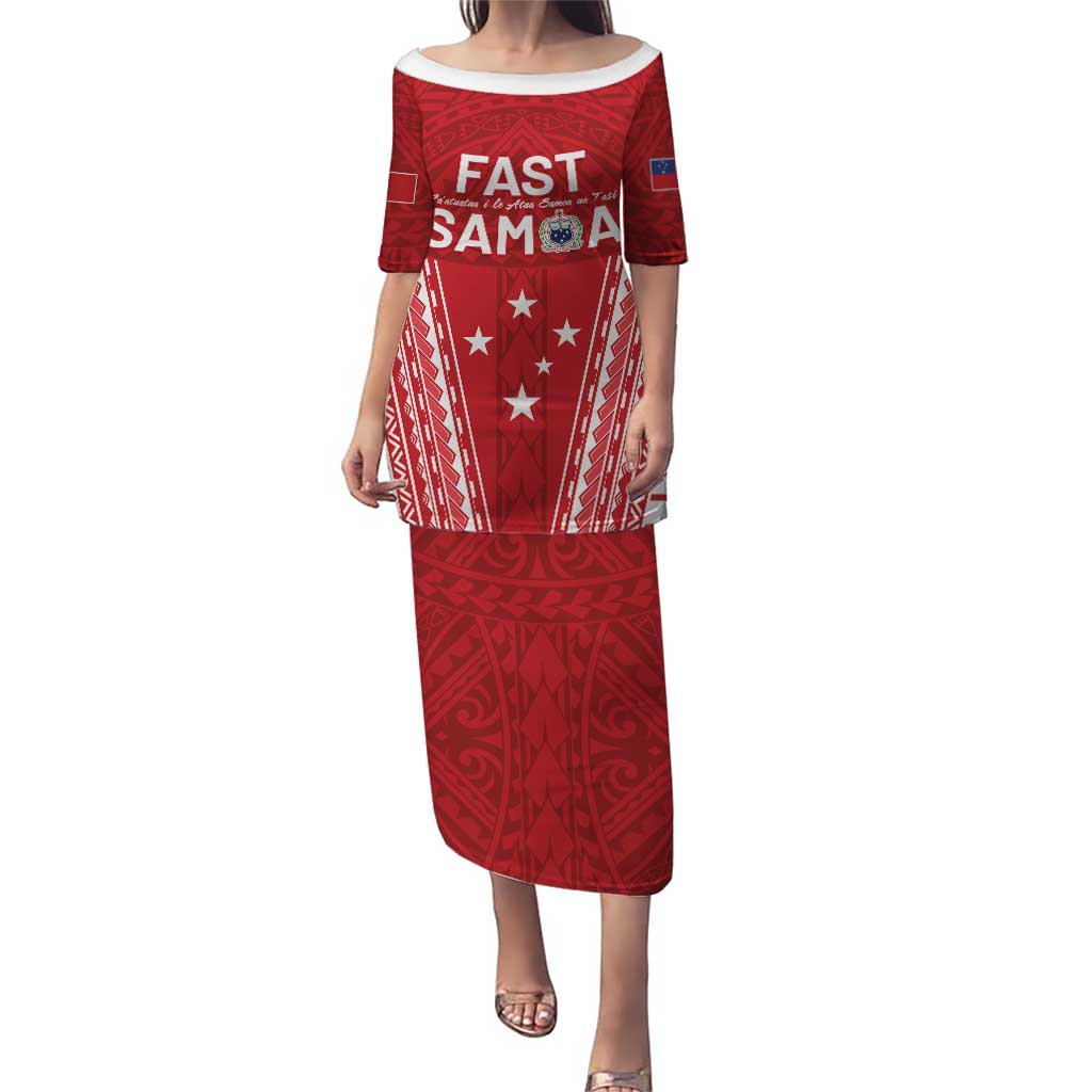 Samoa FAST Puletasi Forever Proud Samoan Tribal Pattern - Polynesian Pride