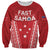 Samoa FAST Sweatshirt Forever Proud Samoan Tribal Pattern - Polynesian Pride