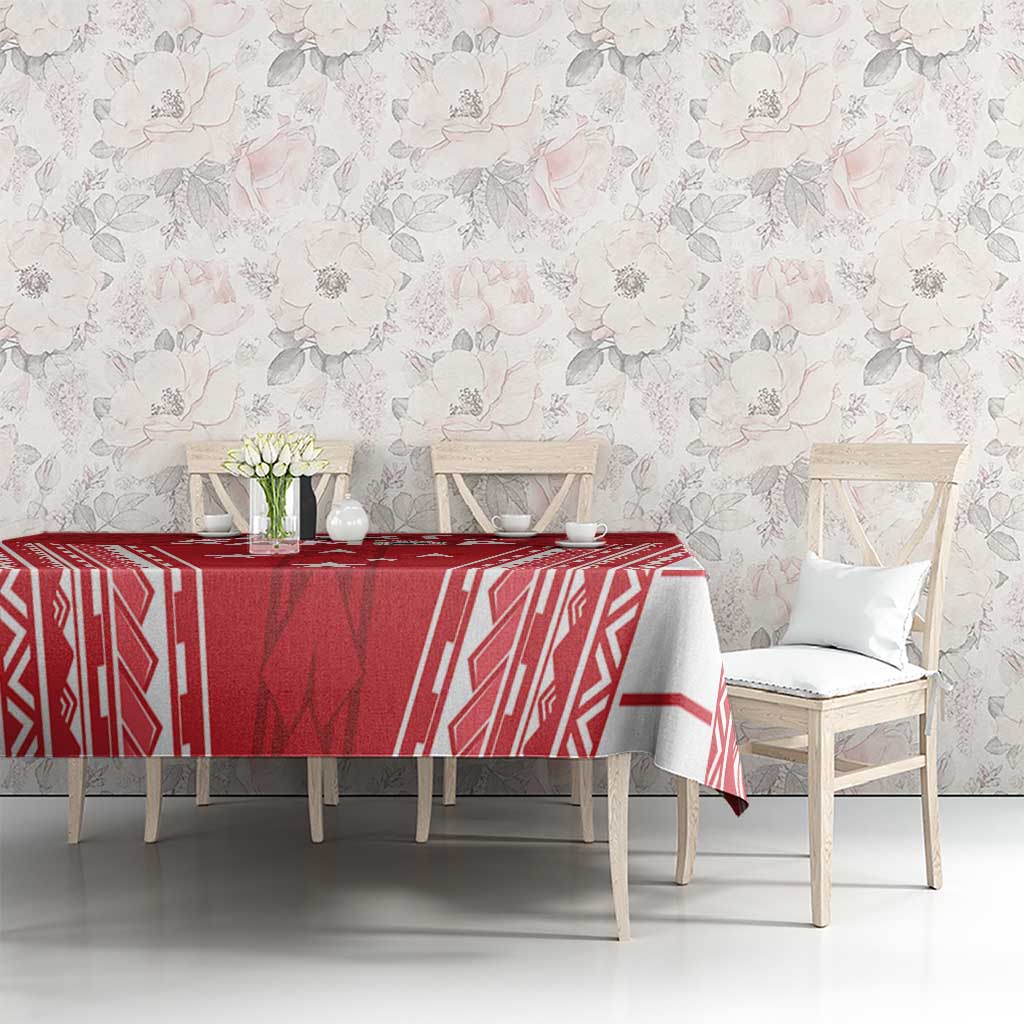 Samoa FAST Tablecloth Forever Proud Samoan Tribal Pattern - Polynesian Pride