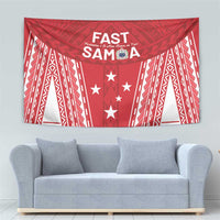 Samoa FAST Tapestry Forever Proud Samoan Tribal Pattern - Polynesian Pride