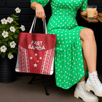 Samoa FAST Tote Bag Forever Proud Samoan Tribal Pattern - Polynesian Pride