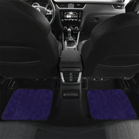 Utah State Polynesian Heritage Car Mats Floral Tribal Pattern Tropical Flowers LT05 Set 2pcs - Back Purple - Polynesian Pride