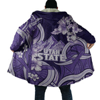 Utah State Polynesian Heritage Cloak Floral Tribal Pattern Tropical Flowers