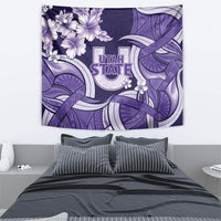 Utah State Polynesian Heritage Tapestry Floral Tribal Pattern Tropical Flowers LT05 - Polynesian Pride