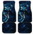 Hawaii Makahiki Season Car Mats Floral Tribal Tattoo Blue Galaxy