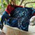 Hawaii Makahiki Season Quilt Floral Tribal Tattoo Blue Galaxy