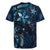 Hawaii Makahiki Season Rugby Jersey Floral Tribal Tattoo Blue Galaxy