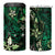 Hawaii Makahiki Season 4 in 1 Can Cooler Tumbler Floral Tribal Tattoo Green Galaxy