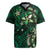 Hawaii Makahiki Season Rugby Jersey Floral Tribal Tattoo Green Galaxy