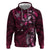 Hawaii Makahiki Season Hoodie Floral Tribal Tattoo Pink Galaxy