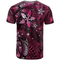 Hawaii Makahiki Season T Shirt Floral Tribal Tattoo Pink Galaxy