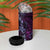 Hawaii Makahiki Season 4 in 1 Can Cooler Tumbler Floral Tribal Tattoo Purple Galaxy