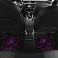 Hawaii Makahiki Season Car Mats Floral Tribal Tattoo Purple Galaxy