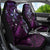 Hawaii Makahiki Season Car Seat Cover Floral Tribal Tattoo Purple Galaxy