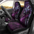 Hawaii Makahiki Season Car Seat Cover Floral Tribal Tattoo Purple Galaxy