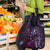 Hawaii Makahiki Season Grocery Bag Floral Tribal Tattoo Purple Galaxy