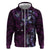 Hawaii Makahiki Season Hoodie Floral Tribal Tattoo Purple Galaxy