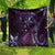 Hawaii Makahiki Season Quilt Floral Tribal Tattoo Purple Galaxy