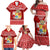 Personalized Tonga Christmas Family Matching Off Shoulder Maxi Dress and Hawaiian Shirt Kilisimasi Fiefia Santas Coat Of Arms LT05 - Polynesian Pride