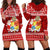 Personalized Tonga Christmas Hoodie Dress Kilisimasi Fiefia Santas Coat Of Arms LT05 - Polynesian Pride