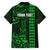 Personalized Hawaii Hauoli Makahiki Hou Hawaiian Shirt Lono Hawaiian God Kakau Polynesian Tribal Green LT05 - Polynesian Pride