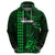 Personalized Hawaii Hauoli Makahiki Hou Hoodie Lono Hawaiian God Kakau Polynesian Tribal Green LT05 - Polynesian Pride