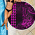 Hawaii Hauoli Makahiki Hou Beach Blanket Lono Hawaiian God Kakau Polynesian Tribal Pink LT05 - Wonder Print Shop