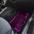 Hawaii Hauoli Makahiki Hou Car Mats Lono Hawaiian God Kakau Polynesian Tribal Pink LT05 - Polynesian Pride