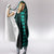 Hawaii Hauoli Makahiki Hou Hooded Blanket Lono Hawaiian God Kakau Polynesian Tribal Turquoise LT05 - Polynesian Pride