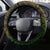 Hawaii Hauoli Makahiki Hou Steering Wheel Cover Lono Hawaiian God Kakau Polynesian Tribal Reggae