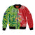 Custom Tonga Australia Rugby Bomber Jacket Kangaroos And Tonga Mate Maa Together