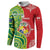 Custom Tonga Australia Rugby Button Sweatshirt Kangaroos And Tonga Mate Maa Together