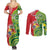 Custom Tonga Australia Rugby Couples Matching Summer Maxi Dress and Long Sleeve Button Shirt Kangaroos And Tonga Mate Maa Together