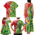 Custom Tonga Australia Rugby Family Matching Tank Maxi Dress and Hawaiian Shirt Kangaroos And Tonga Mate Maa Together