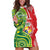 Custom Tonga Australia Rugby Hoodie Dress Kangaroos And Tonga Mate Maa Together