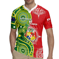 Custom Tonga Australia Rugby Rugby Jersey Kangaroos And Tonga Mate Maa Together