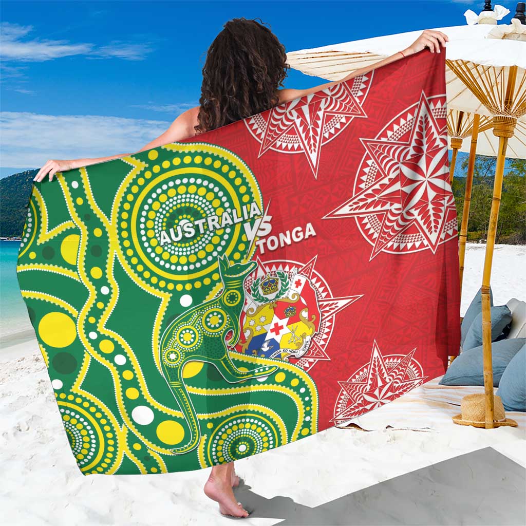 Tonga Australia Rugby Sarong Kangaroos And Tonga Mate Maa Together